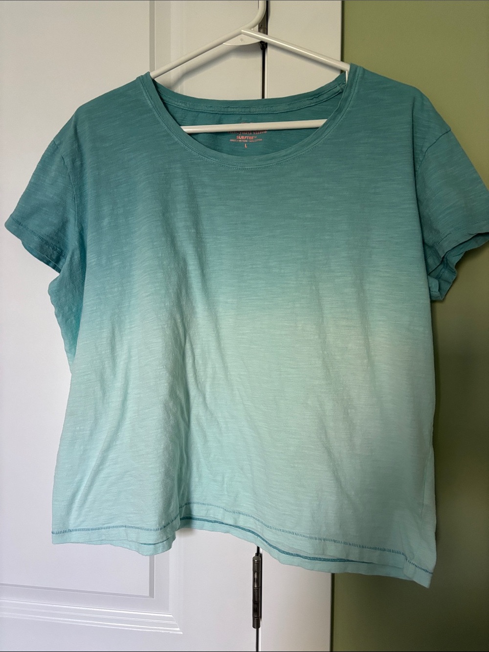 Vineyard Vines Aqua Ombre Short Sleeve Tee